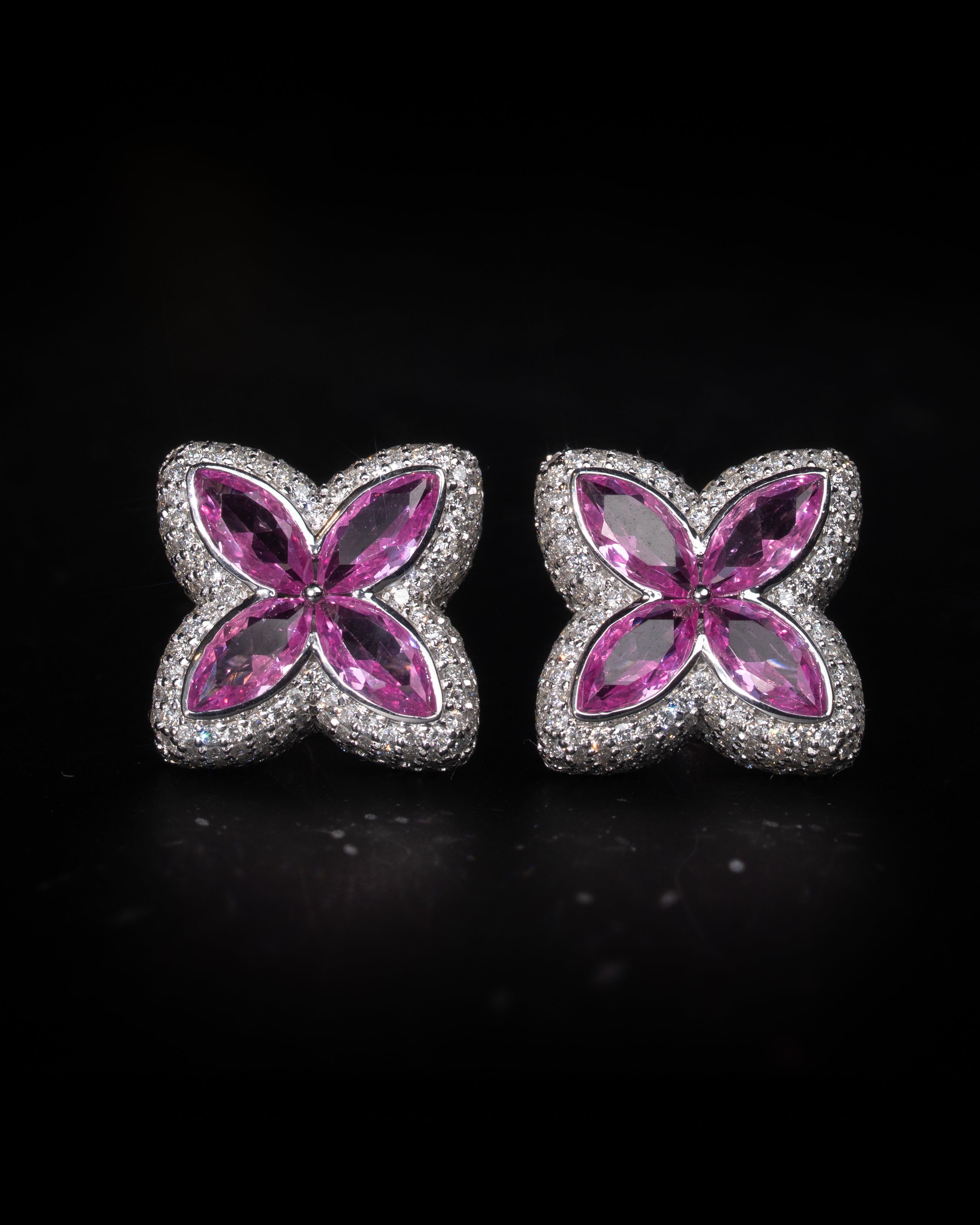 Infinity Flower Earrings