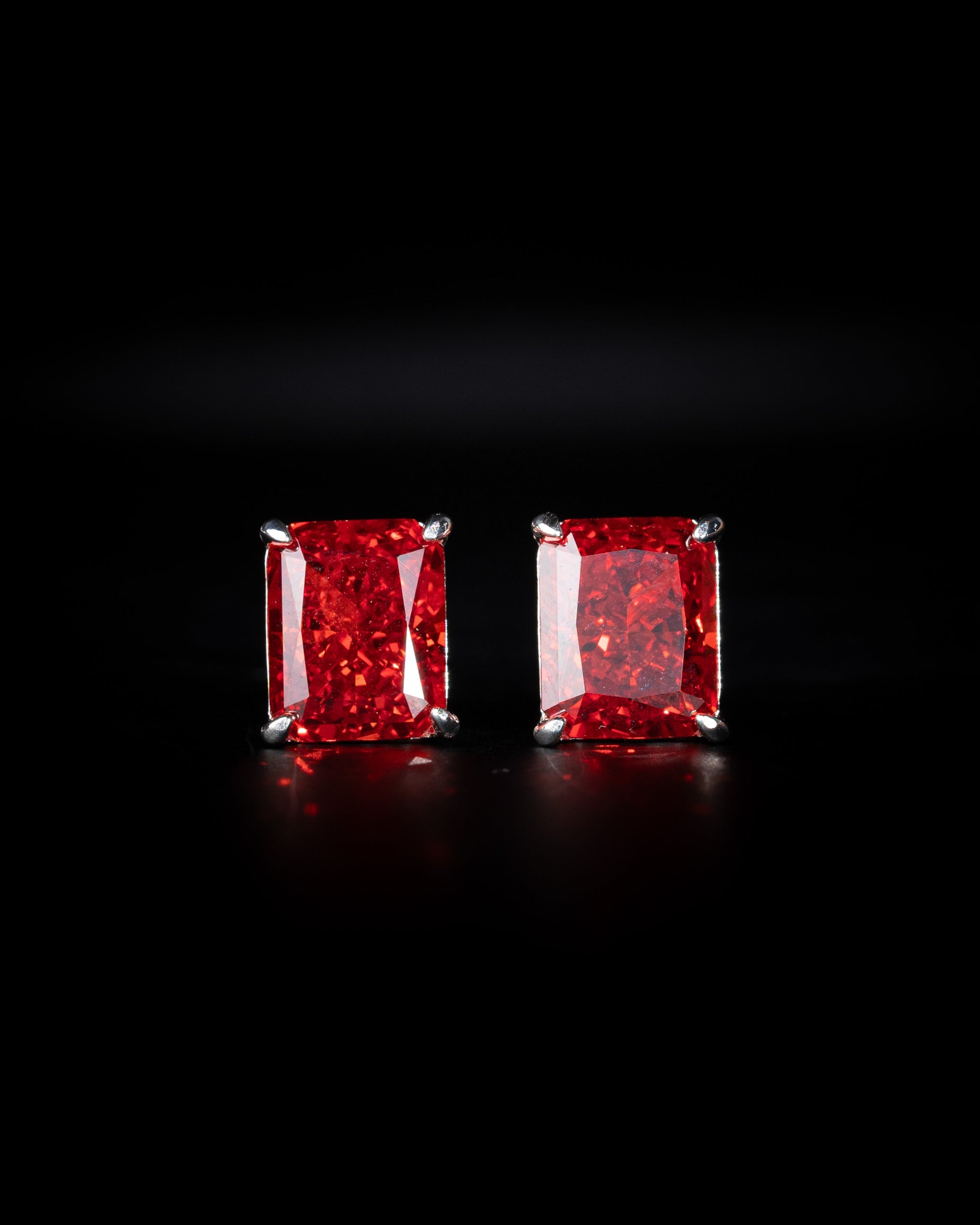 Ruby Glow Earrings