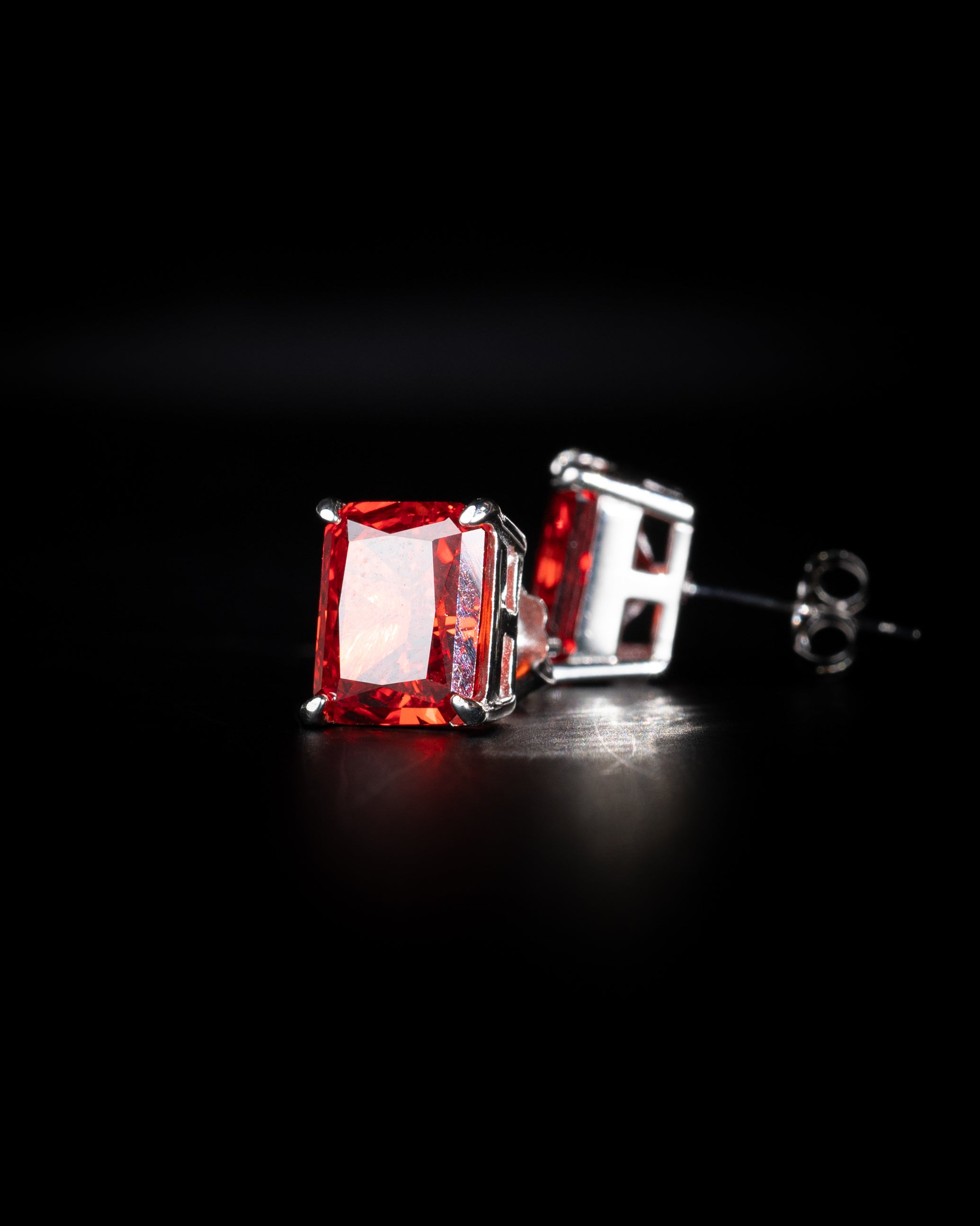 Ruby Glow Earrings