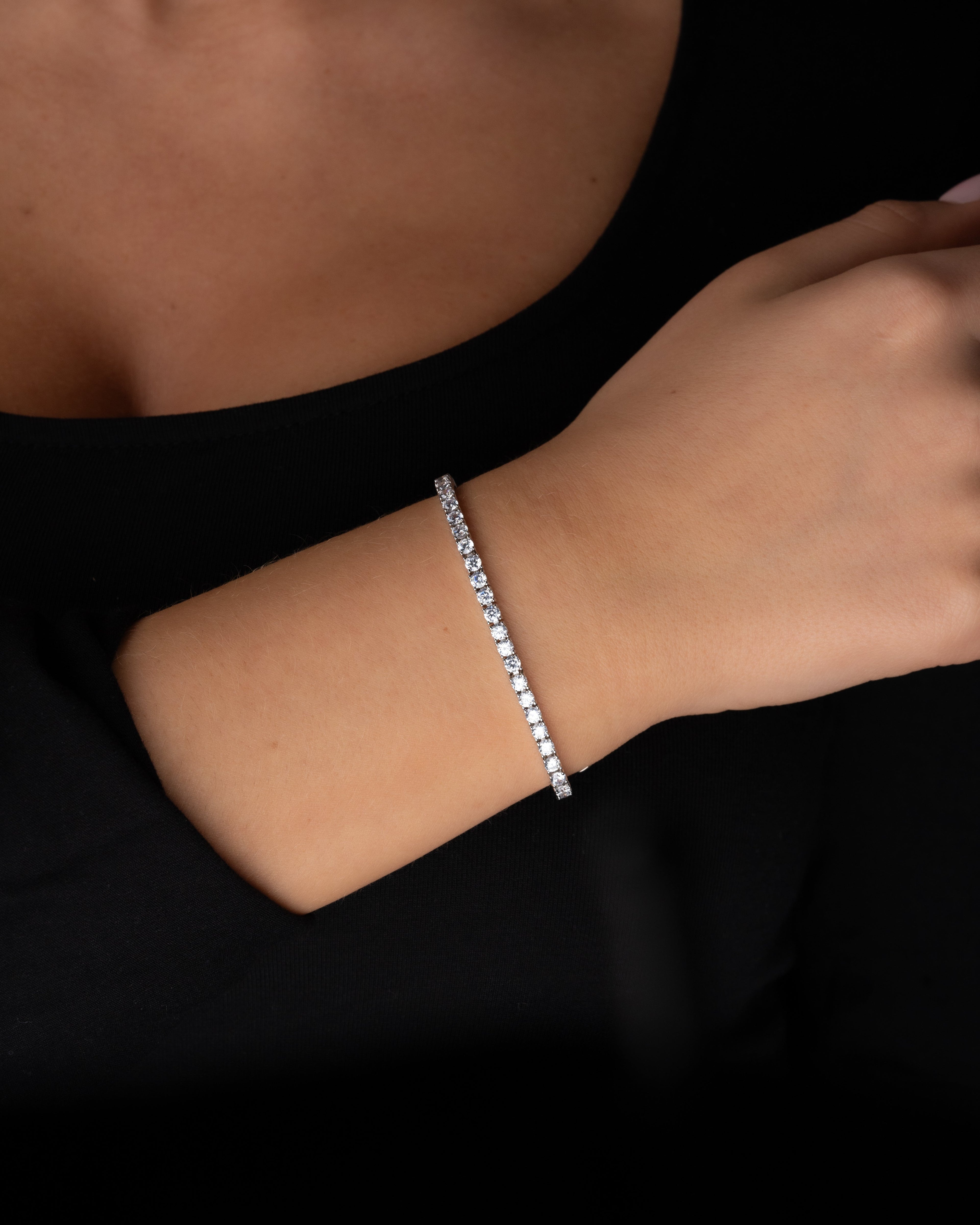 Tennis Armband 3mm DAM & HERR - Kejsar